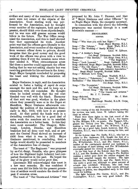 HLI Chronicle 1914 - The Royal Highland Fusiliers