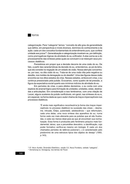 Revista n.Â° 31 - APPOA - AssociaÃ§Ã£o PsicanalÃ­tica de Porto Alegre