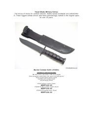 Fixed-Blade Military Knives - Collectors of Camillus