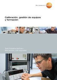 CalibraciÃ³n, gestiÃ³n de equipos y formaciÃ³n - Testo Industrial ...