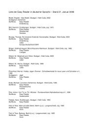 Lister der Easy Reader in deutscher Sprache_21.01.08 - Waldorf-DaF