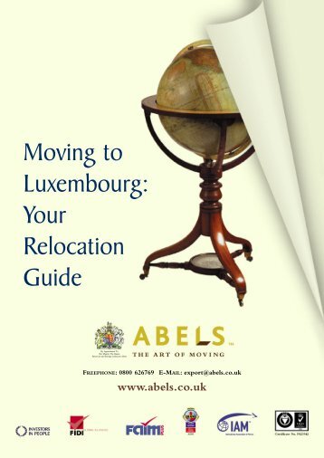 Moving to Luxembourg from the UK - Abels Moving Services