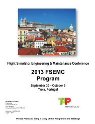 2013 FSEMC Program - Aviation Committees - AEEC - AMC