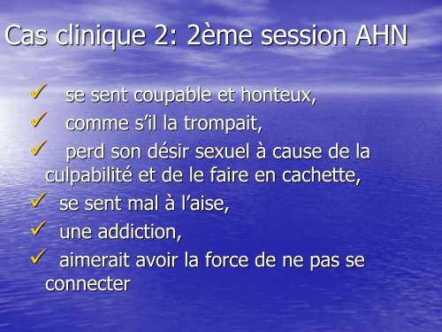 Traitement des dysfonctions sexuelles par l'hypnose ... - FF3S