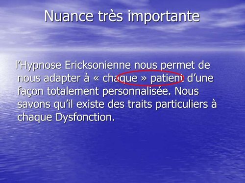 Traitement des dysfonctions sexuelles par l'hypnose ... - FF3S