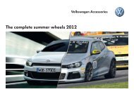 The complete summer wheels 2012 - Volkswagen Zubehör