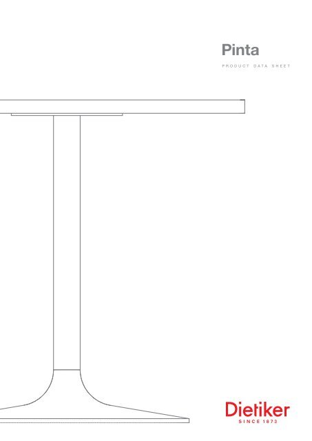 Data Sheet Pinta (PDF, 510 KB) - Dietiker AG