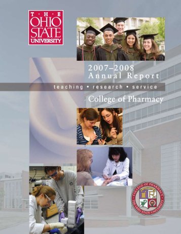 2008 Annual Report - College of Pharmacy - The Ohio State University