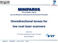 Omnidirectional Lenses for Low Cost Laser Scanners