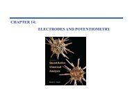 CHAPTER 14: ELECTRODES AND POTENTIOMETRY - WEMT