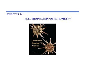 CHAPTER 14: ELECTRODES AND POTENTIOMETRY - WEMT