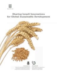 Sharing Israeli Innovations for Global Sustainable Development