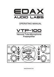 VTP-100 OPERATING MANUAL.cdr - Mastering Mansion