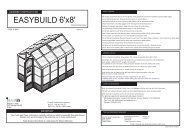 EASYBUILD 6'x8' - International Greenhouse Company