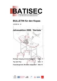 Das Bulletin (Nr. 18) - Batisec