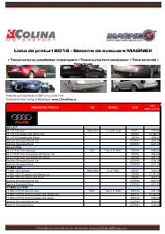 Pentru oferta completa deschideti fisierul PDF! - Colina Motors