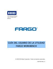 Fargo Workbench User Manual - Spanish | ID Wholesaler