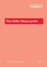 The Older Motorcyclist - Road Safety GB