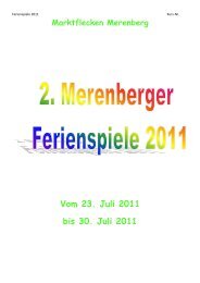 Programmheft der Ferienspiele Merenberg - Oberlahn.de