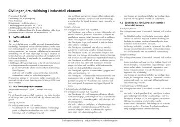 Civilingenjörsutbildning i industriell ekonomi - Student LTH