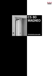 CS 80 MAGNEO - DORMA Interior Glas