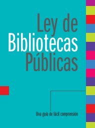 Ley de bibliotecas pÃºblicas - Biblioteca PÃºblica Piloto
