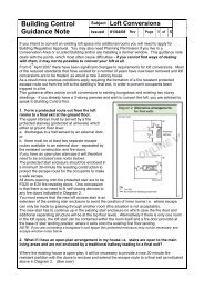 Building Control Guidance Note - Gedling Borough Council