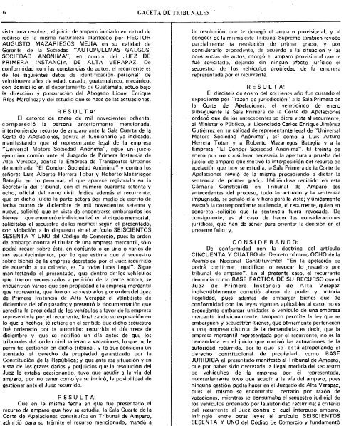 Gaceta de los Tribunales