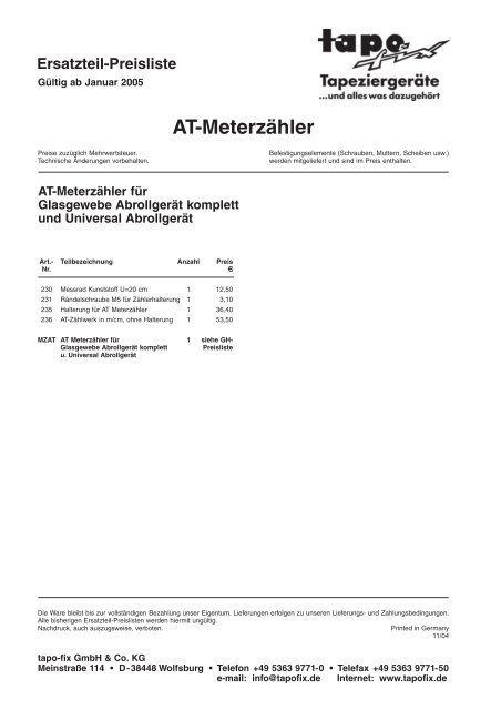 AT-Meterzähler - tapo-fix