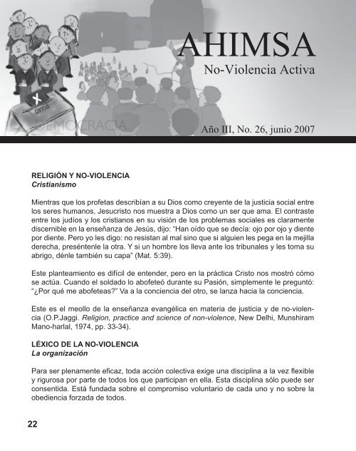 Antología de la No-violencia II - codhem