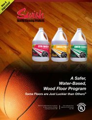 Wood Floor Brochure - Swish Maintenance Limited