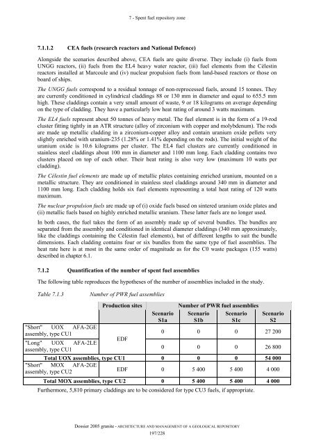 Tome Architecture and management of a geological repository - Andra