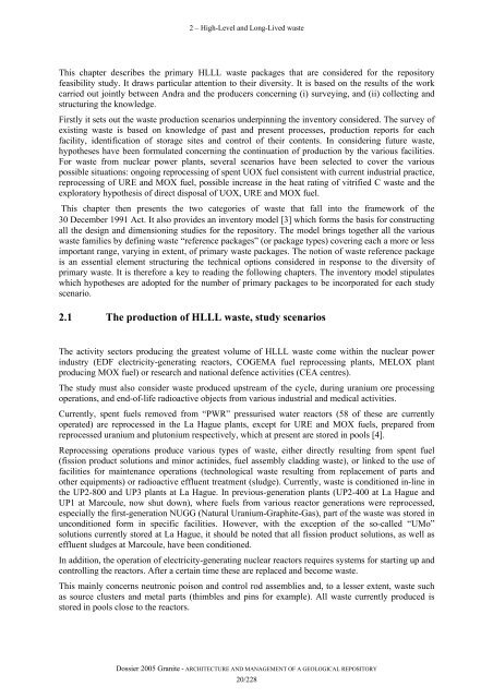 Tome Architecture and management of a geological repository - Andra