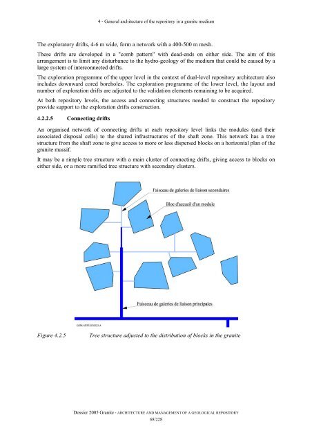 Tome Architecture and management of a geological repository - Andra