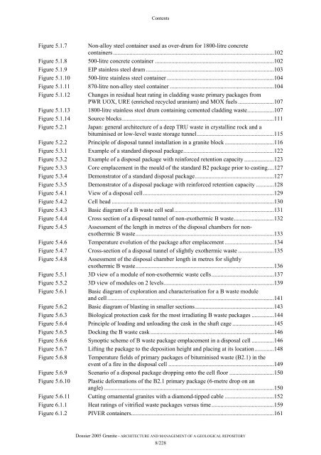 Tome Architecture and management of a geological repository - Andra