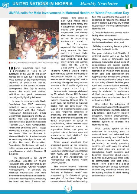 UN july newsletter pdf convert2.cdr - UNDP Nigeria - United Nations ...