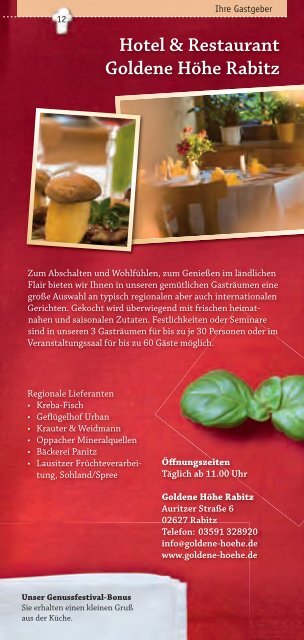 Oberlausitzer Genussfestival