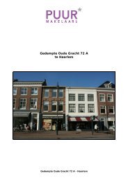 Gedempte Oude Gracht 72 A te Haarlem - Puur Makelaars