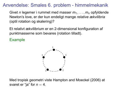 Slides - Institut for Matematik - Aarhus Universitet