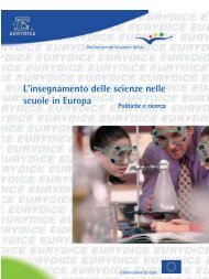 L'insegnamento delle scienze nelle scuole in Europa - Indire