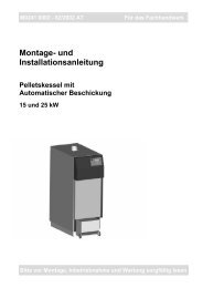 Montage- und Installationsanleitung - Hafner Haustechnik