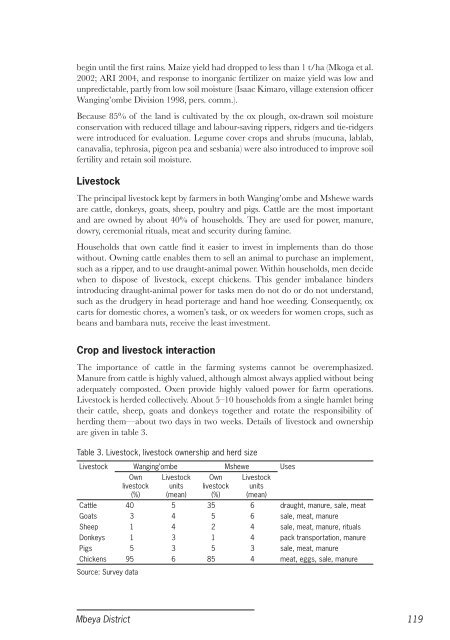 Conservation agriculture Tanzania_casestudy.pdf - Sokoine ...