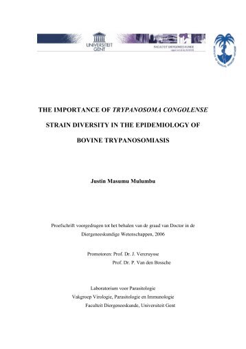2006 Justin Masumu Mulumbu - Parasitology - Universiteit Gent