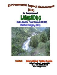 EIA Report of Lambadug Hydro Electric Project - HP State Pollution ...