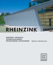 RHEINZINKÂ®-INSTRUKCJA TECHNIKA BLACHARSKA ... - WKT