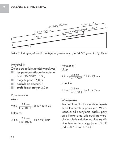 RHEINZINKÂ®-INSTRUKCJA TECHNIKA BLACHARSKA ... - WKT