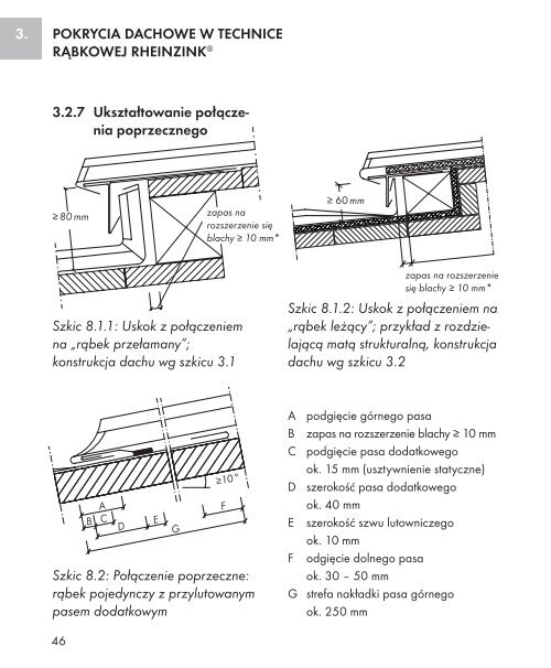 RHEINZINKÂ®-INSTRUKCJA TECHNIKA BLACHARSKA ... - WKT