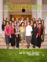 PARtneR'S - Les Dames d'Escoffier International