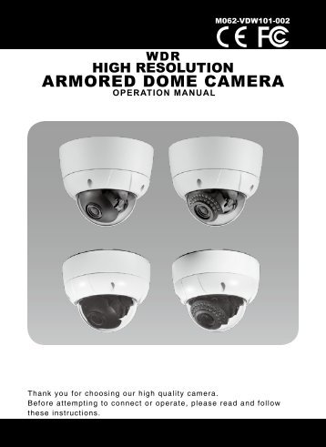 ARMORED DOME CAMERA - DWG