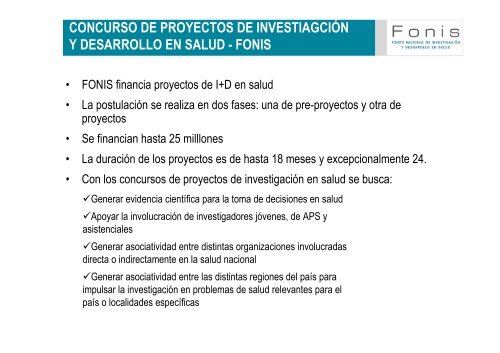 FormulaciÃ³n de proyectos de investigaciÃ³n y desarrollo en salud